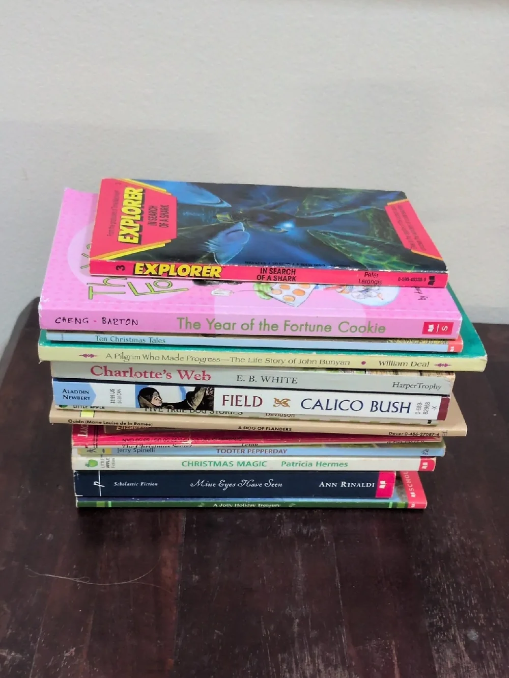 Scholastic Vintage Children's Paperback Fiction Chapter Books Lot of 14